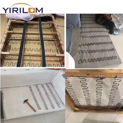 Molla a zig-zag personalizzabile da 8 gauge, diametro 4,00 mm, per supporto e flessibilità del divano