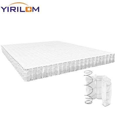 Custom Full Size 2.0mm Acciaio 18cm Altezza Materasso Bianco Pocket Spring Coil Unit
