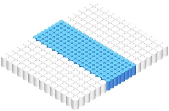 Buona elasticità 2.2mm filo d'acciaio tasca di molla unità bobina materasso tasca interna molla