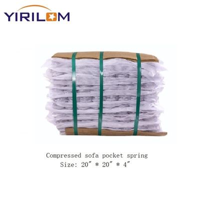 Materiale di fila Dimensione e forma personalizzate Comfotale Pocket Coil Spring per divano o sedia