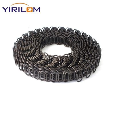Vernice nera a forma di S 3.0mm Zigzag Spring per supporto per materassi e divani