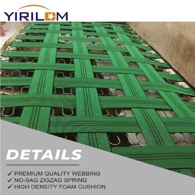 Cintura elastica per divano di alta resistenza da 50 mm di larghezza e lunghezza personalizzata per la riparazione di mobili