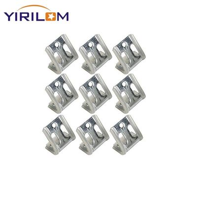 4 fori di metallo di plastica Zig Zag Clip di molla per la fissazione Grapa De Resorte Para Sofa Letto Clip di molla