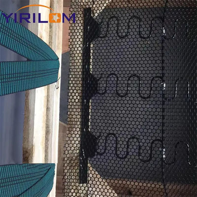 Striscia di fissaggio in plastica per divano resistente 200m/rotolo con materiale in nylon e PP per distanza tra nodi di 10cm, 12cm, 15cm