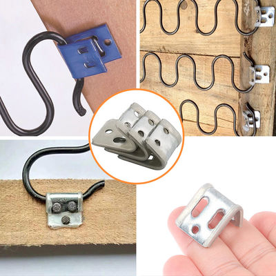 Accessori per divani durevoli Clamini a molla a 4 fori con spessore di 0,8 mm/1,0 mm per accessori per mobili