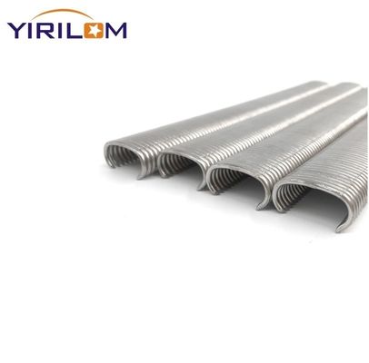 Chiodi ad anello per maiale con finitura in zinco galvanizzato con corona da 17/18/19/22 mm e confezione da 6000 pezzi per la produzione di materassi