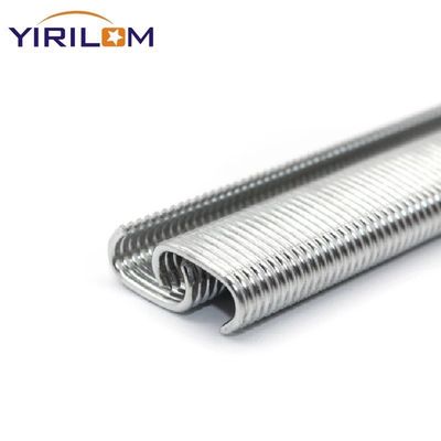 Chiodi ad anello per maiale con finitura in zinco galvanizzato con corona da 17/18/19/22 mm e confezione da 6000 pezzi per la produzione di materassi