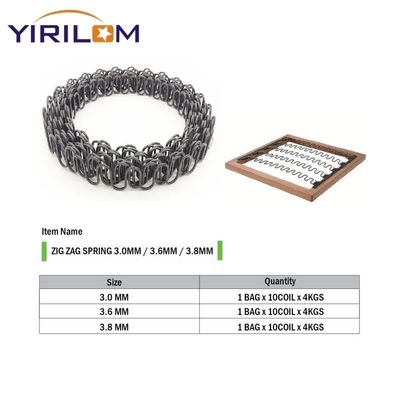 Foshan produttore professionale di mobili divano zigzag tappezzeria molla sinuosa nasag molle serpente