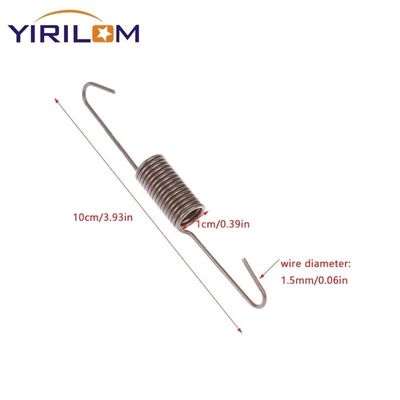 1.5mm Acciaio al carbonio filo di compressione divano gancio di molla estensione gancio di bilanciamento di molla