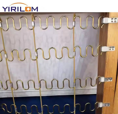 Divano 4 fori Clip di molla metallo Zigzag per accessori hardware