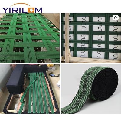 Accessori per mobili Colore verde 50 mm Elastici cinturini per divani