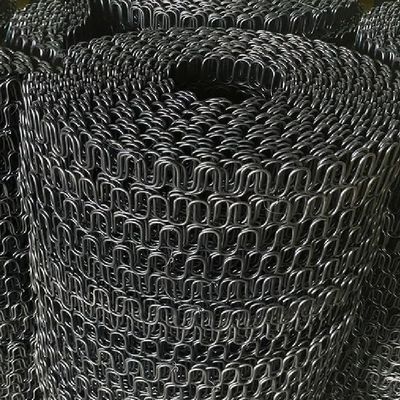4-8 bobine rotolante di canapè Zigzag molle nero