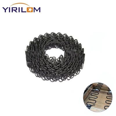 4-8 bobine rotolante di canapè Zigzag molle nero