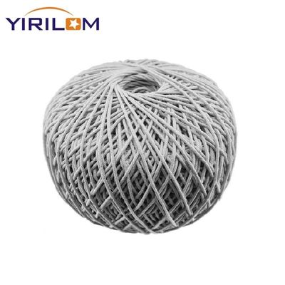 Produttore di materiale di fila Cina Corde di cotone personalizzate 3 mm di spessore Grigio Corda di cotone artigianale naturale