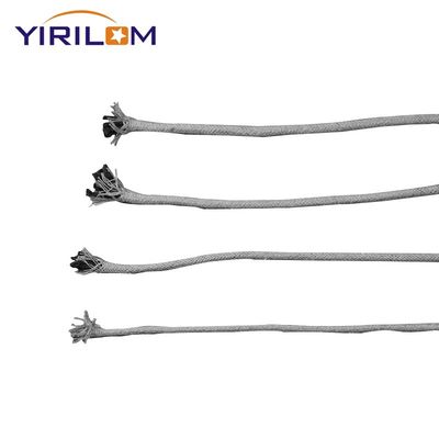 Produttore di materiale di fila Cina Corde di cotone personalizzate 3 mm di spessore Grigio Corda di cotone artigianale naturale