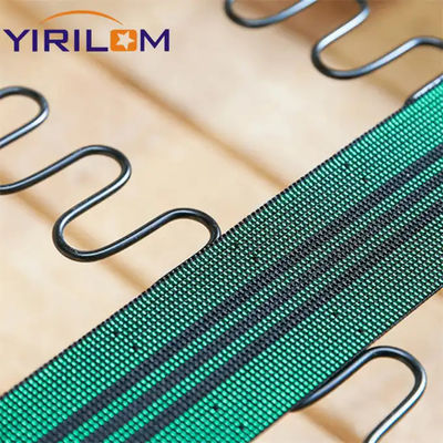 Fabbrica diretta 50mm Verde Elastico String Webbing per tappezzeria mobili retro divano