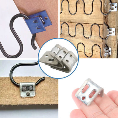 4 buchi e 5 buchi Mezzo divano coperto di plastica Clip di molla per arredi a molla Zigzag