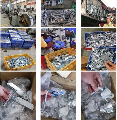 Cerniera per divano connettore mobili all'ingrosso Meccanismo bracciolo regolabile Argento Ferro Cerniera poggiatesta divano