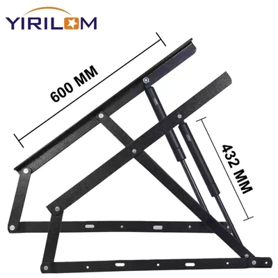 Personalizzare 600mm Meccanismo di sollevamento del letto Gas Spring Strut Supporto Cerniera Letto Divano Ripostiglio Risparmio di spazio