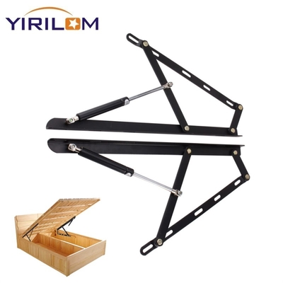 Personalizzare 600mm Meccanismo di sollevamento del letto Gas Spring Strut Supporto Cerniera Letto Divano Ripostiglio Risparmio di spazio