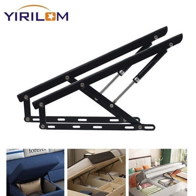 Personalizzare 600mm Meccanismo di sollevamento del letto Gas Spring Strut Supporto Cerniera Letto Divano Ripostiglio Risparmio di spazio