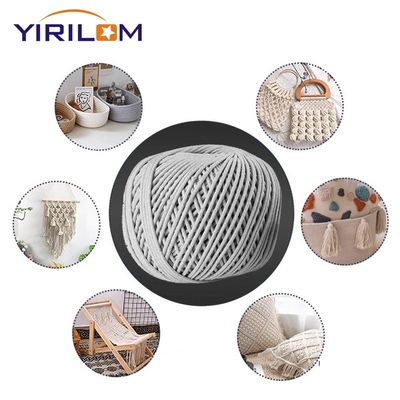 Prezzo Economico 3mm-10mm Vendita Calda Fabbrica Fai da Te Imballaggio Agricolo Naturale Protezione Ambientale Corda di Cotone