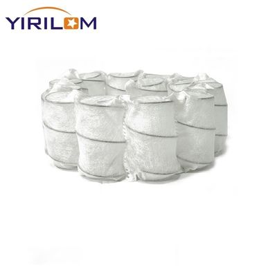 Unità a molle insacchettate per divano in filo d'acciaio ad alto tenore di carbonio con tessuto non tessuto da 65-100 g/㎡ e dimensioni personalizzate