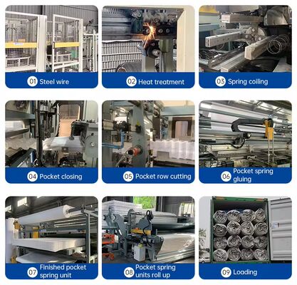 Striscia con clip in plastica di nylon personalizzata con distanza tra nodi di 12 cm per il fissaggio a molla a zig-zag del divano con lunghezza di 200 m