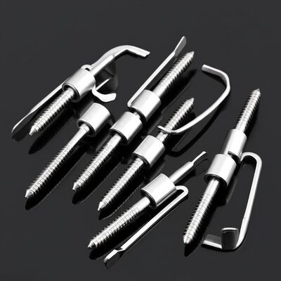 Aggancio di bilanciamento in acciaio ad alto carbonio e clip di fissaggio a molla con diametro di 1,5 mm e lunghezza di 97 mm per molle per divani