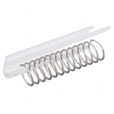 Clip per molle per divano a 5 fori zincato e parzialmente rivestito in plastica per il fissaggio di mobili