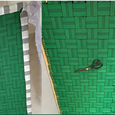 Cinturino elastico verde largo 50mm per divani con miscela di gomma e polipropilene per tappezzeria di mobili