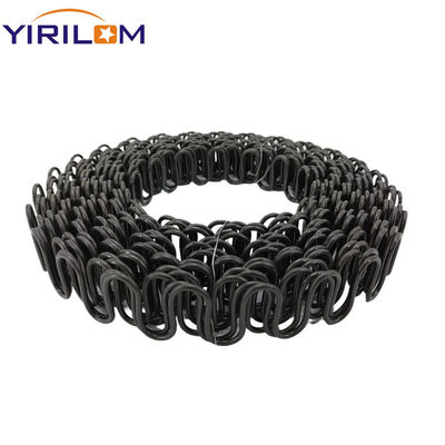Dimensioni personalizzate Vernice nera 3.6mm Acciaio Tappezzeria Rotonda Divano Zigzag Primavera