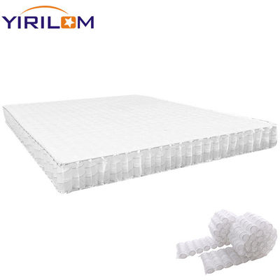 Materasso con molle insacchettate alte 18 cm con filo in acciaio ad alto tenore di carbonio e imballaggio arrotolato