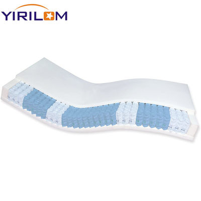 Materasso personalizzato a tutte le dimensioni con molla di tasca con copertura in tessuto non tessuto e filo d'acciaio da 1,0-2,3 mm