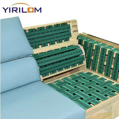 Elastico per divano in polipropilene con spessore 1,5 mm e elasticità 50% per fascia elastica per mobili imbottiti