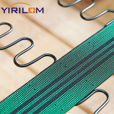 Prezzo buono Sofa Webbing Verde Elastico Sofa Nastro Sofa Materiali Alta resistenza all'abrasione in linea