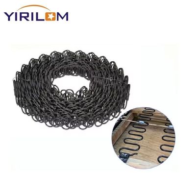 Prezzo buono Molla a zigzag per rivestimenti in filo da 3,8 mm antiruggine, 4 kg per rotolo, per la produzione di divani in linea