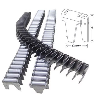 Clip per materasso zincato 22mm con filo in PE incorporato per la produzione di materassi a molle