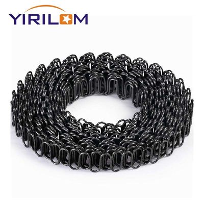 Molla a zigzag a forma di S elettroplaccata con diametro del filo di 3,6 mm, lunghezza personalizzabile per mobili da divano