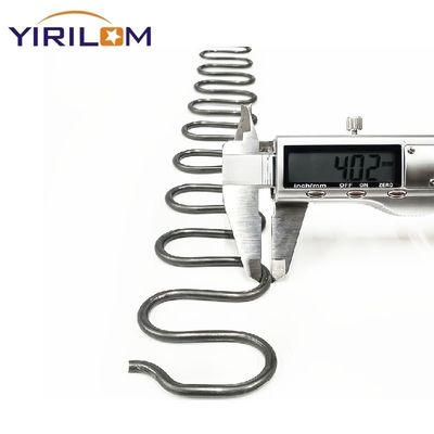 Dimensioni personalizzate Zigzag Spring con trattamento superficiale elettroplatazione e 2,8 mm ~ 4,0 mm di diametro di molla per divani sedie