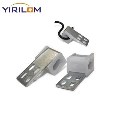 Prezzo buono Clip per molla a zig-zag per divano, zincato, con rivestimento in plastica, 5 fori, per ferramenta per mobili in linea