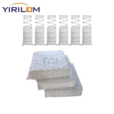 Molla insacchettata per divano in filo d'acciaio ad alto tenore di carbonio con rivestimento in tessuto non tessuto e dimensioni personalizzabili