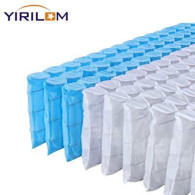 Unità a molle insacchettate a 5 zone personalizzata con filo di acciaio ad alto tenore di carbonio per materasso