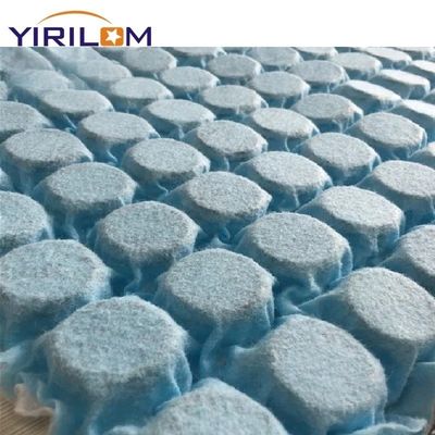 Unità di molle insacchettate Micro Pocket con filo in acciaio ad alto tenore di carbonio e copertura in tessuto non tessuto per materassi con zone personalizzabili