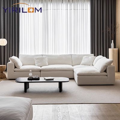 Prezzo buono Moderno divano di compressione modulare cloud con design curvo nordico e modulo di compressione di lusso in linea