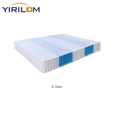 King Size Pocket Spring Mattress Unit 1.8mm Acciaio a filo 5.5 giri