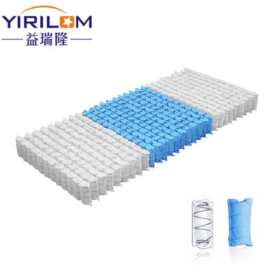 Materasso a filo di acciaio ad alto tenore di carbonio unità a molla di tasca con copertura in tessuto non tessuto e supporto zonato (zone 1/3/5/7)