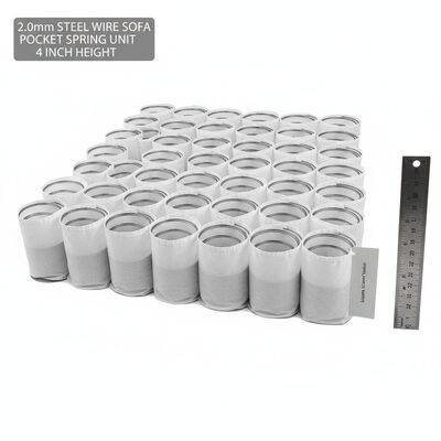 2.0mm Filo d'acciaio Altezza 4'' Unità a Molle Insacchettate Ergonomica per Divano per Supporto Migliorato