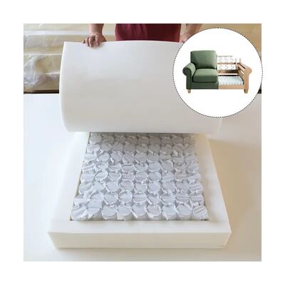 Prezzo buono Dimensioni personalizzate 20x20x4 pollici Sofa Pocket Spring Unit con filo di acciaio ad alto tenore di carbonio ed eccellente isolamento da movimento in linea