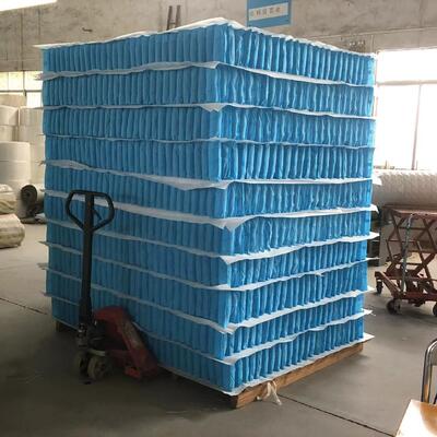 Unità di molla tascabile per materasso in filo di acciaio ad alto tenore di carbonio con molle annidate indipendenti per il supporto del corpo